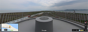 五鹿山公園展望台・Googleストリートビュー